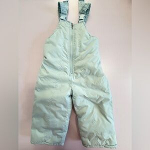 Children's Light Blue Insulated Snow Overalls